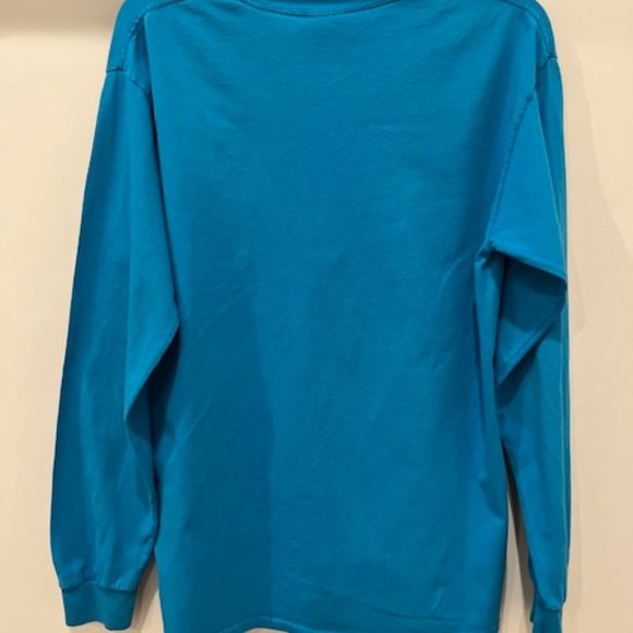 -Seattle-  Pike Place Market Long sleeve blue t-shirt Medium. - Picture 3 of 3
